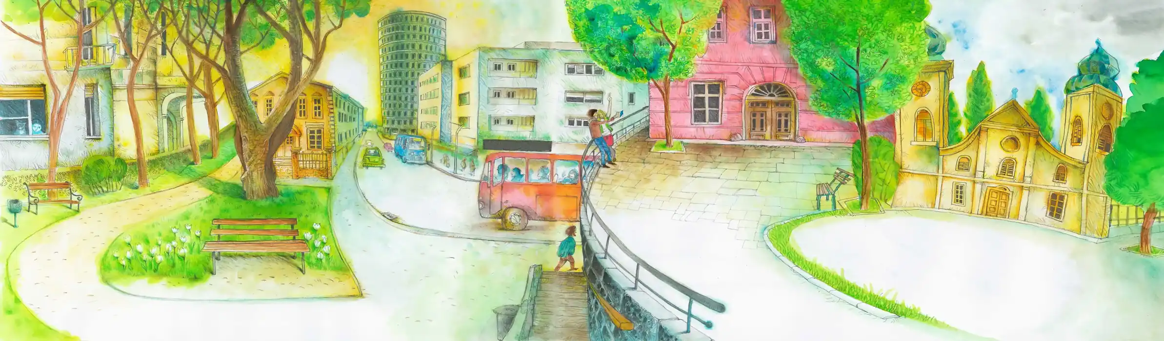 Background image illustration